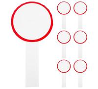 Gogogmee 6 pièces Tableau de Score Effaçable Simple Face Tableau Blanc Portable pour Vote et Jeux de Société Matériel et Facile à Utiliser