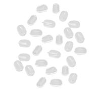 Gogogmee 60 Paires de Plaquettes Nasales en Silicone Antidérapantes pour Lunettes, Surface Coussinée Confortable, Faciles à Fixer, Support Nasal pour Pont de Nez