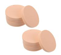 Gogogmee 60 pièces Houppettes de Maquillage à Usage Unique avec Éponges pour Poudre et Fond de Teint Liquide Compactes et Portables pour Maquilleurs Professionnels Usage Domestique et