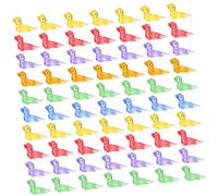 Gogogmee 60 Pièces Lot de Mini Figurines Lézards Résine Phosphorescentes Colorées pour Décoration Micro Paysage et Accessoires Terrariums