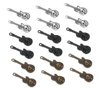Gogogmee 60 Pièces Mini Skull Guitar Charms Pendants DIY Jewelry Making Accessories For Bracelets Necklaces Earrings Music Theme Instrument Charms