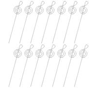 Gogogmee 60 Pièces Porte-numéros de Table Métal Forme Note de Musique Supports Photo Réutilisables pour Mariage Réception Restaurant Clip Mémo Stable et Élégant