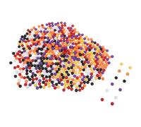 Gogogmee 600 Pièces Solid Plastic Counting Balls Multicolored Marbles for Math Learning Probability Teaching and Traditional Games