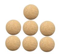 Gogogmee 7 pièces Balles de Remplacement Liège pour Football de Table Accessoires de Jeu Cork Compatible avec Tables de Football de Bureau Ballon Mini Sport Souple pour Garçon Fille et
