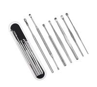 Gogogmee 7 pièces Kit de Nettoyage Oreilles Acier Inoxydable Outils de Soin avec Boîte de Rangement pour Hygiène à