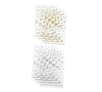 Gogogmee 8 feuilles Stickers Ongles Autoadhésifs Ultra-fins Décorations Manucure et Facile à Utiliser Pour DIY Nail Art Professionnel et Débutants