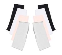 Gogogmee 8 Paires Mitaines Légères Protection UV Respirantes Anti-Glisse pour Femmes Mi-Longues Adaptées au Cyclisme, Course et Randonnée