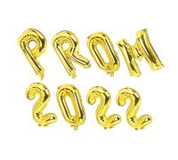 Gogogmee 8 Pièces Ballons de Graduation Set Thème Prom Ornements Décoratifs Or pour Fête de Fin Dannée et de