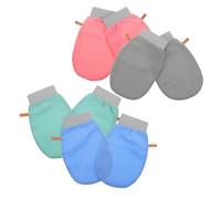 Gogogmee 8 Pièces Double-sided Exfoliating Bath Gloves Set Soft And Absorbent Shower Mitts For Gentle And Deep Scrubbing Reusable Body Wash Washcloths For Men Women