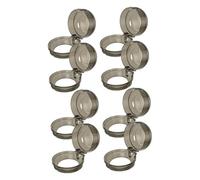 Gogogmee 8 pièces Protection Boutons de Cuisinière Transparent Sécurité pour Plaques Gaz Couvre-interrupteurs Faciles à Installer et Retirer Protection Cuisson Gaz