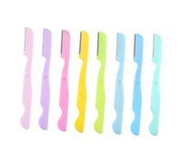 Gogogmee 8 Pièces Rasoirs à Sourcils Pliables Lot de Outils de Beauté Épilateur Facial Pratique et Compact Lames Durables et Sécurisées