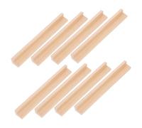 Gogogmee 8 pièces Supports Domino Bois Racks de Jeu Multi Fonctions pour Dominos et Cartes Base Bois DIY pour Décoration et Organisation de Jeux