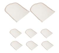 Gogogmee 8 Pièces Wig Lace Base Net Cap Breathable Elastic Mesh For Wig Making And Repair Accessories