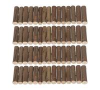 Gogogmee 80 Bâtonnets Artisanaux Rustiques en Bois Naturel 5 Cm X 1-1,5 Cm, sans Échardes, pour Bricolage, Décoration Campagnarde et Projets Créatifs, Lot Polyvalent pour Loisirs