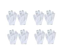 Gogogmee 8Pièces Gants de Exfoliants Set pour Garçon Fille Serviette de Bain Colorée et Douce Nettoyage Peau Utilisation avec Gel et Gommages