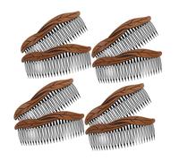 Gogogmee 8pièces Peignes à Cheveux Peigne à Franges à Dents Fines Fixation Solide Pour Femmes Et Filles Pince à Cheveux Torsadée Pour Coiffure