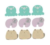 Gogogmee 9 pièces Lot de Butées de Porte Cartoon Protection Pince Doigt pour Garçon Fille Sécurité Maison avec Animaux Mignons