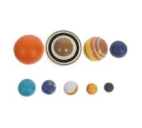 Gogogmee 9 pièces Modèle Planètes Système Solaire Jouets Éducatifs Astronomie Garçon Fille Couleurs Vives Décoration Bureau Garçon Fille