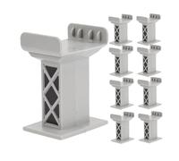 Gogogmee 9 pièces Supports Ponts Trains Accessoires Modélisme Ferroviaire Stables Durables pour Garçon Fille Garçons et Filles