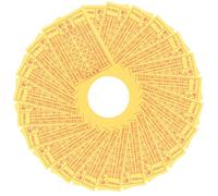 Gogogmee 900 Pièces Papier D'offrandes Sacrées Jaune pour Culte Ancestral Adapté pour Cérémonie Funéraire et Vénération des Ancêtres