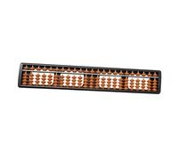 Gogogmee Abacus Éducatif Rangées Perles Outil Apprentissage Arithmétique Chinois pour Élèves et Collection Boulier Lisse sans Danger pour Garçon Fille