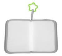 Gogogmee Album Photo de Bébé en Tissu Gris 17 Pages Album de Croissance Personnalisé pour -Né Présent Shower Livre Photo Doux et Polyvalent pour Souvenirs Familiaux