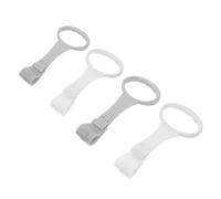 Gogogmee Anneaux de Traction pour Bébé Garçon Fille, Anneau de Dentition Sécuritaire en Pp Léger et Bords Arrondis, Assistant Marche Portable pour Nourrisson, Lot de 2 Paires