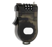 Gogogmee Antivol Rétractable pour Vélo et Snowboard Câble de Sécurité en Acier Transparent Noir Petit Antivol Léger Multifonction pour VTT Poussettes et Accessoires de Sport