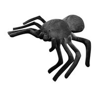 Gogogmee Araignée en Peluche Géante 80 Cm Noire Peluche Décorative pour Chambre et Salon Douce et Originale Présent Halloween et Décoration Amusante
