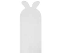 Gogogmee Autocollant Tableau Blanc Effaçable à Sec Forme Oreilles de Lapin Blanc S 101x41 Cm, Feuille Adhésive Réutilisable pour Bureau, la Cuisine et Décoration Murale de Pâques