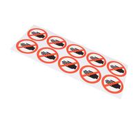 Gogogmee Autocollants Adhésifs « Ne Pas Toucher » 40 Mm, 1 Feuille 10 Pièces, Panneaux D’avertissement de Sécurité Muraux pour Appareils Industriels, Signalisation Prévention Accidents,