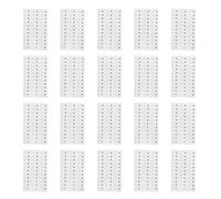 Gogogmee Autocollants de Grains de Beauté Noirs pour Visage, 50 Pcs, Hypoallergéniques, Autocollants de Tatouages Temporaires pour Fête et Maquillage, Accessoire Beauté Femme pour