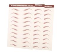 Gogogmee Autocollants Pour Sourcils Marron Effet 3d 3 Feuilles Imperméables Maquillage Sourcils Femme Transfert à L’eau Tatouage Temporaire
