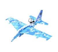 Gogogmee Avion Électrique Rechargeable USB en Eva, Modèle Epp Lumineux Lumière Nocturne, Extérieur pour Garçon et Filles, Avion de Combat Portable, Couleur Camouflage Couleur Aléatoire