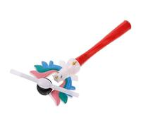 Gogogmee Baguette Lumineuse Licorne Électrique Rotative avec Musique et Sons de Sabots, Bâton Lumineux Rouge pour Fêtes Garçon et Filles, Sensoriel Lumineux avec Moulin à Vent LED