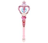 Gogogmee Baguette Magique Rotative Lumineuse et Musicale pour Garçon et Filles, Princesse Fée sans Pile, Couleur Rose Pastel, pour Fêtes D’Anniversaire et Spectacles, Accessoire Sensoriel