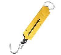 Gogogmee Balance à Main Portable à Ressort 25kg, Balance Électronique Compacte et Suspendue, Pesée Précise pour Bagages, Pêche Cuisine, Couleur Dorée, Usage Polyvalent en Extérieur