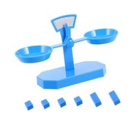 Gogogmee Balance Mathématique Éducative DIY pour Garçon Fille Scientifique de Levier Bleu pour École Maternelle et Élémentaire Apprentissage Pratique des Principes Mécaniques et Expériences