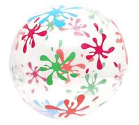 Gogogmee Ballon Gonflable Transparent 80 CM pour Garçon et Filles Balle Extensible et Rebondissante Ballon D’Étirement Coloré pour Plage Piscine et Jeux en Plein Air