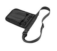 Gogogmee Banane de Réparation Multifonctionnelle pour Infirmières, Paquet de Rangement Noir, Grosse Capacité, Portée Épaule ou Taille, Organisateur D’outils Médicaux, Pochette