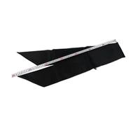 Gogogmee Bandeau Perruque Satiné Antidérapant pour Femmes Foulard Cheveux Large et Confortable Accessoire Coiffure Polyvalent pour Maintien Sans Clips Ni Colle Noir