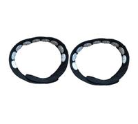 Gogogmee Bandeaux D’acupression Noirs 2 Pièces pour Massage D’acupuncture Tête et Cou, Ceinture de Soutien Musculaire pour Soulagement Naturel des Tensions et Stimulation Énergétique