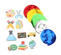 Gogogmee Bannière Spirale Rentrée Scolaire Décoration Suspendue Couleur Vive Pour Salle de Classe Fête de Retour à