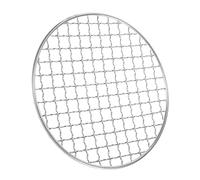 Gogogmee Barbecue Ronde Maille Support de Cuisson Acier Inoxydable pour Grillades Extérieures Convient aux Feux de Camp aux Réunions