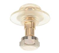 Gogogmee Base de Valve Cuivre pour Gilets de Sauvetage Accessoire pour Noyau de Valve de Bouée de Sauvetage de Rechange Facile à Installer pour Gilets Flottaison