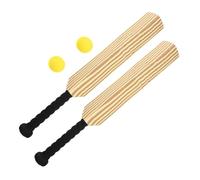 Gogogmee Batte de Baseball en Plastique Eva 24 Pouces, Set de 2 Battes et 2 Balles, Kit de Sport Garçon et Filles Intérieur et Extérieur pour Entraînement et Jeu Familial