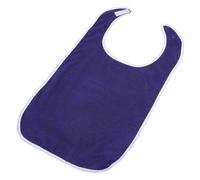 Gogogmee Bavoir Imperméable en Tissu Éponge pour Adulte Taille Unique Lavable et Réutilisable Protection Vêtements pour Personnes Âgées Pendant les Repas Bavoir pour Manger à la Maison