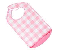 Gogogmee Bavoir Repas Adulte Imperméable avec Récupérateur Amovible Grosse Taille Tissu Doux Résistant Protection Anti-Taches pour Personnes Âgées et Patients Ehpad