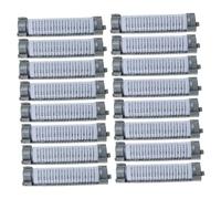 Gogogmee Bigoudis Permanents 16 Pièces Grand Format Gris, Rouleaux à Friser Flexibles sans Pression, Clips Volumisants pour Racine Cheveux Femmes, Coiffure Maison et Salon