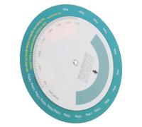 Gogogmee Bmi Index Chart Turntable Plastic Bmi Measurement Tool For Home Gym Hospital With Large Print